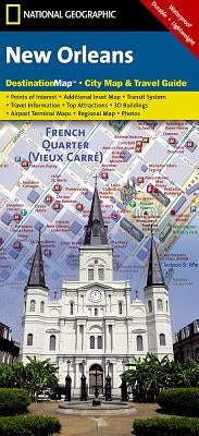 New Orleans Map by National Geographic Maps