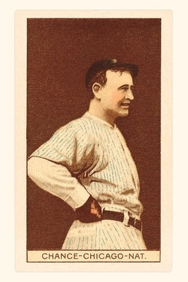 Vintage Journal Early Baseball Card, Frank Chance by Found Image Press