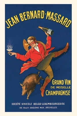 Vintage Journal Man Cavorting with Wild Boar by Found Image Press