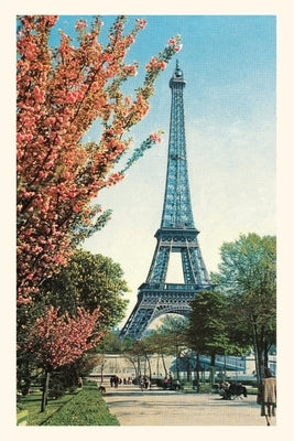 Vintage Journal Eiffel Tower, Peach Blossoms by Found Image Press