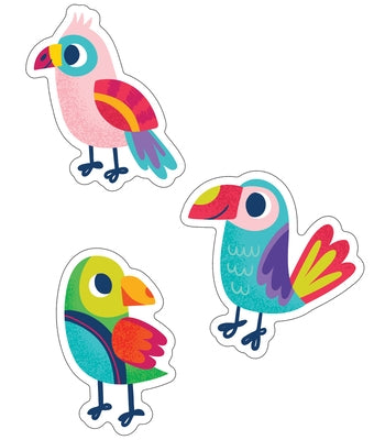 One World Parrots Cutouts by Carson Dellosa Education