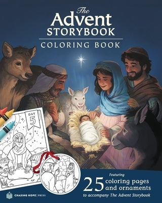 The Advent Storybook Coloring Book by Richie, Laura