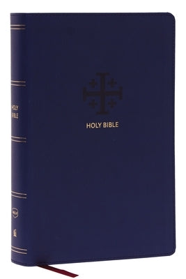 Nkjv, End-Of-Verse Reference Bible, Personal Size Large Print, Leathersoft, Blue, Red Letter, Comfort Print: Holy Bible, New King James Version by Thomas Nelson