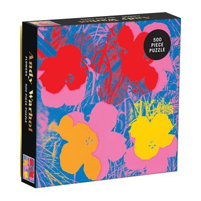 Andy Warhol Flowers 500 Piece Puzzle by Galison