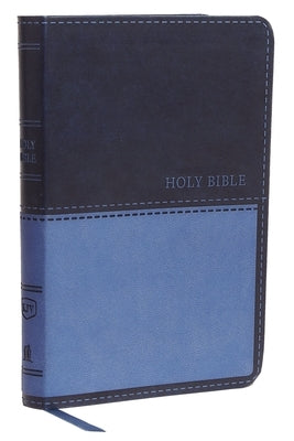 Kjv, Value Thinline Bible, Compact, Leathersoft, Blue, Red Letter Edition, Comfort Print by Thomas Nelson