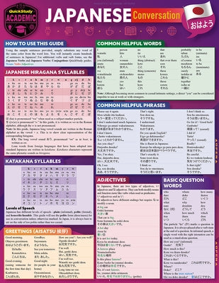 Japanese Conversation: A Quickstudy Laminated Reference Guide by Dikengil, Misa