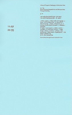 Seven Controlled Vocabularies and Obituary 2004. the Joy of Cooking: [Airport Novel Musical Poem Painting Film Photo Hallucination Landscape] by Lin, Tan