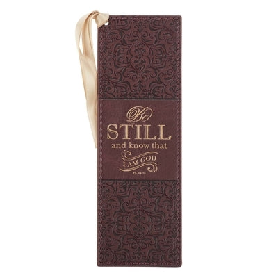 Faux Leather Bookmark Be Still and Know Psalm 46:10 by 