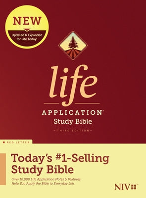 NIV Life Application Study Bible, Third Edition (Red Letter, Hardcover) by Tyndale