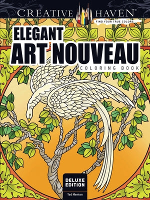 Elegant Art Nouveau Coloring Book by Menten, Ted