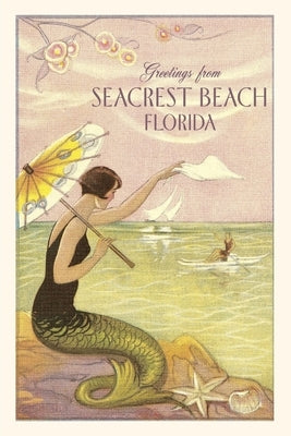 Vintage Journal Seacrest Beach, Mermaid by Found Image Press