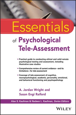 Essentials of Psychological Tele-Assessment by Raiford, Susan Engi