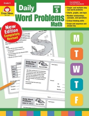 Daily Word Problems Math, Grade 5 Teacher Edition by Evan-Moor Corporation