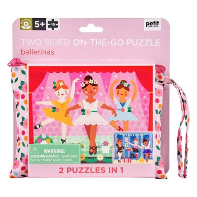 Jigsaw Puz 2 Sided Ballerina by Petit Collage