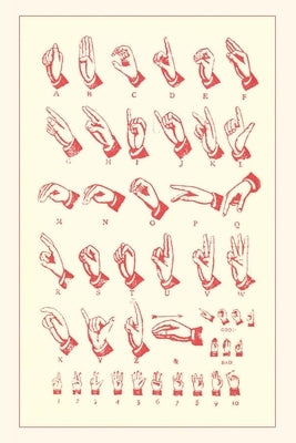Vintage Journal Sign Language Alphabet by Found Image Press