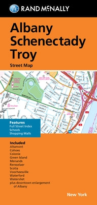 Rand McNally Folded Map: Albany Schenectady Troy Street Map by Rand McNally