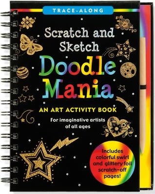 Scratch & Sketch Doodle Mania (Trace-Along) [With Wooden Stylus] by Peter Pauper Press, Inc