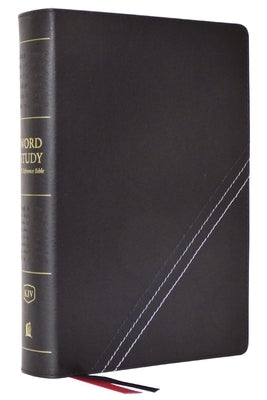 Kjv, Word Study Reference Bible, Bonded Leather, Black, Red Letter, Comfort Print: 2,000 Keywords That Unlock the Meaning of the Bible by Thomas Nelson