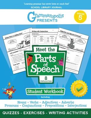 The Parts of Speech Workbook, Grade 5 by Voorhees, Coert
