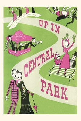 Vintage Journal Up in Central Park Poster by Found Image Press