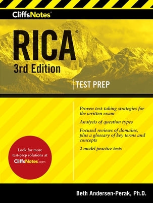 CliffsNotes RICA 3rd Edition by Andersen-Perak, Beth