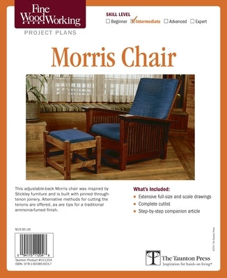 Fine Woodworking's Morris Chair Plan by Editors of Fine Woodworking
