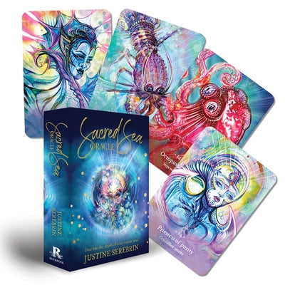 Sacred Sea Oracle: Divine Into the Depth of Your Cosmic Soul (36 Full-Color Cards and 96-Page Guidebook) by Serebrin, Justine