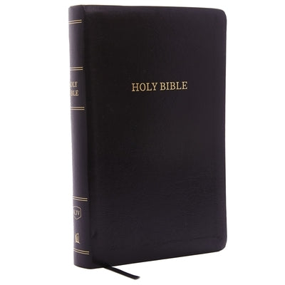 KJV, Reference Bible, Personal Size Giant Print, Leather-Look, Black, Red Letter Edition by Thomas Nelson