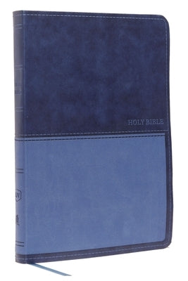 Kjv, Value Thinline Bible, Large Print, Leathersoft, Blue, Red Letter Edition, Comfort Print by Thomas Nelson