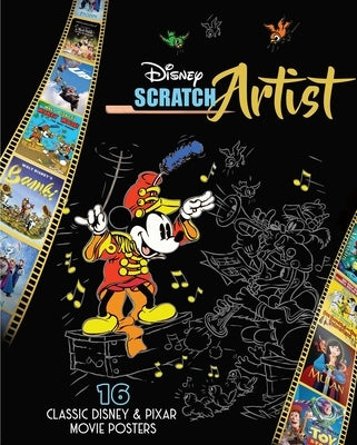 Disney Scratch Artist: Classic Disney & Pixar Movie Posters by Scollon, Bill