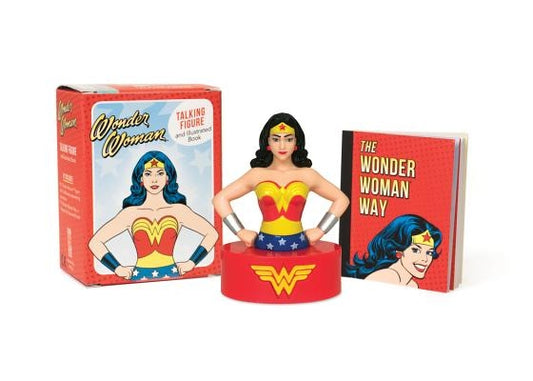 Wonder Woman Talking Figure and Illustrated Book by Running Press