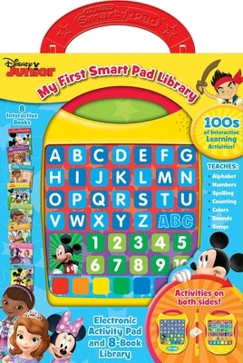 My First Smart Pad Library Disney Junior: Electronic Activity Pad and 8-Book Library by Pi Kids