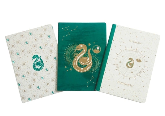 Harry Potter: Slytherin Constellation Sewn Notebook Collection (Set of 3) by Insight Editions