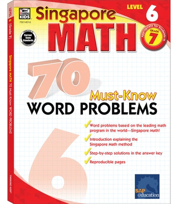 70 Must-Know Word Problems, Grade 7 by Frank Schaffer Publications