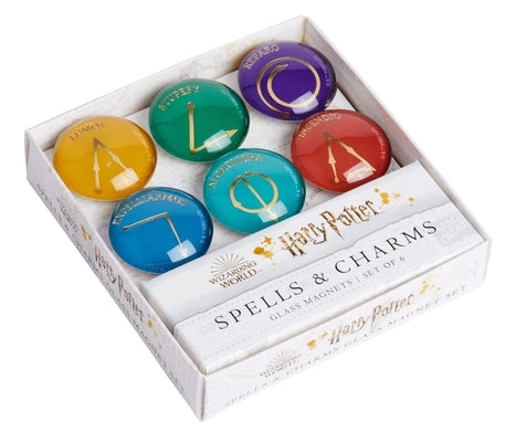 Harry Potter: Spells and Charms Glass Magnet Set (Set of 6) by Insight Editions