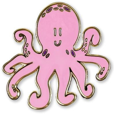 Enamel Pin Octopus by Peter Pauper Press, Inc