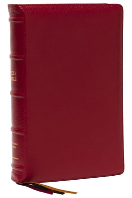 Kjv, Personal Size Large Print Single-Column Reference Bible, Premium Goatskin Leather, Red, Premier Collection, Red Letter, Comfort Print: Holy Bible by Thomas Nelson