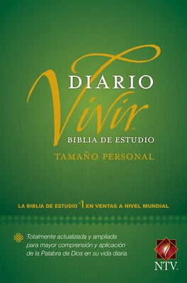 Biblia de Estudio del Diario Vivir Ntv, Tamaño Personal (Letra Roja, Tapa Dura) by Tyndale