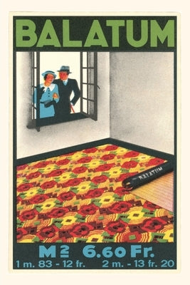 Vintage Journal Balatum Carpet Advertisement by Found Image Press