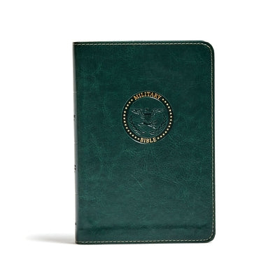 CSB Military Bible, Green Leathertouch by Csb Bibles by Holman