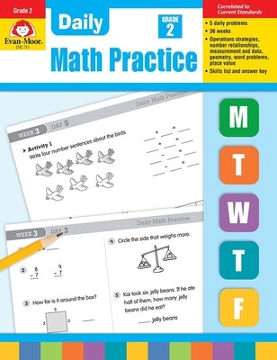 Daily Math Practice, Grade 2 Teacher Edition by Evan-Moor Corporation