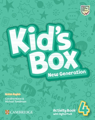 Kid's Box New Generation Level 4 Activity Book with Digital Pack British English by Nixon, Caroline