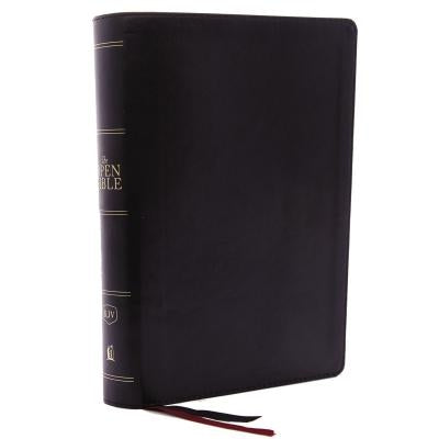 The Kjv, Open Bible, Leathersoft, Black, Indexed, Red Letter Edition, Comfort Print: Complete Reference System by Thomas Nelson