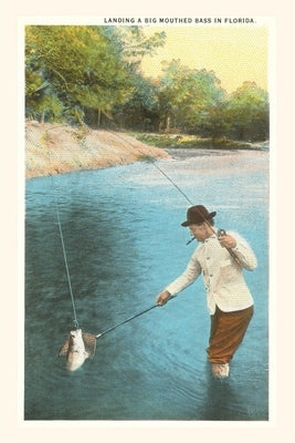 Vintage Journal Landing a Fish, Florida by Found Image Press