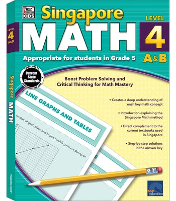 Singapore Math, Grade 5 by Thinking Kids