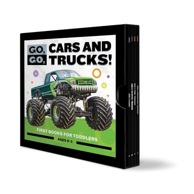 Go, Go, Cars and Trucks! 4 Book Box Set: First Books for Toddlers Ages 0-3 by Rockridge Press