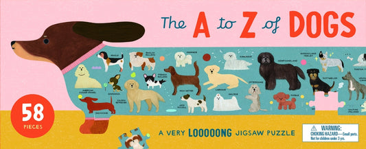 The A to Z of Dogs 58 Piece Puzzle: A Very Looooong Jigsaw Puzzle by Kim, Seungyoun