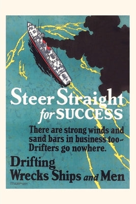 Vintage Journal Steer Straight for Success by Found Image Press