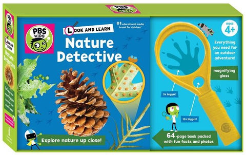Look and Learn Nature Detective, 9 [With Book and Activity Poster and Portable Nature Id Chart and Magnifying Glass] by Parvis, Sarah