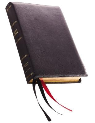 KJV, Reference Bible, Giant Print, Premium Leather, Black, Sterling Edition, Comfort Print by Thomas Nelson